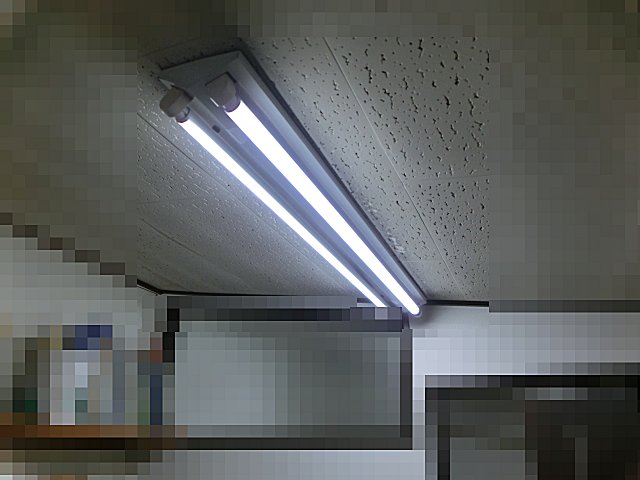 ちらつきなく、申し分のない点灯状況です。 ちらつきなく、申し分のない点灯状況です。