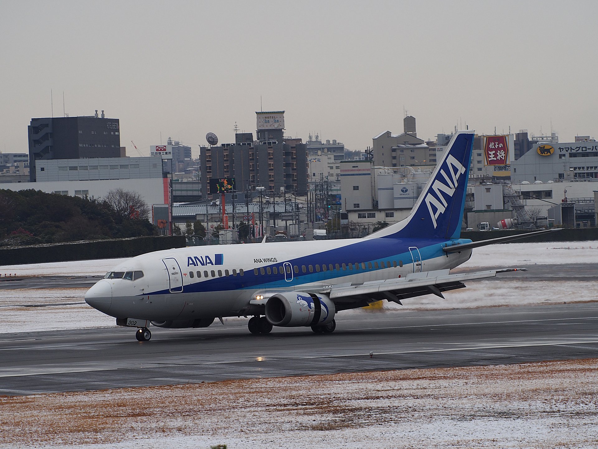 ANA B737-500(JA302A)Φ(32L)