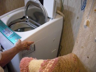 再々交換となった洗濯機です。 再々交換となった洗濯機です。